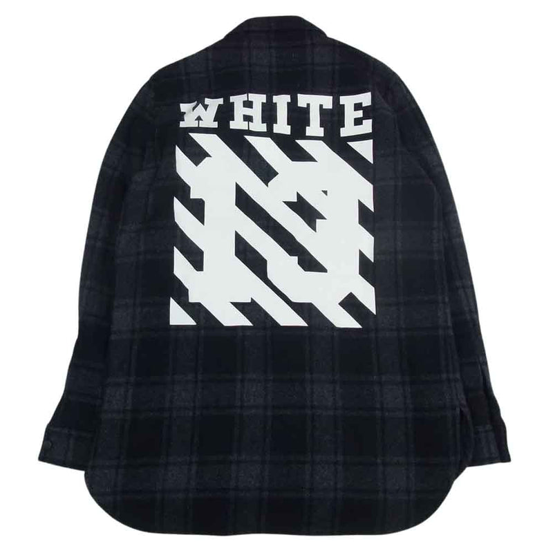 OFFWHITE (オフホワイト) 14AW ナンバリングチェックシャツ XS