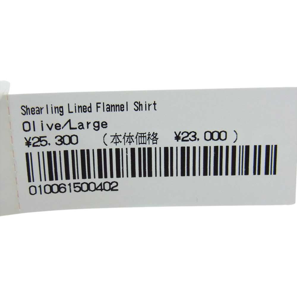 Supreme シュプリーム Shearling Lined Flannel Shirt  シアリング ラインド フランネル シャツ パープル系 ライトブラウン系 マルチカラー L【新古品】【未使用】【中古】