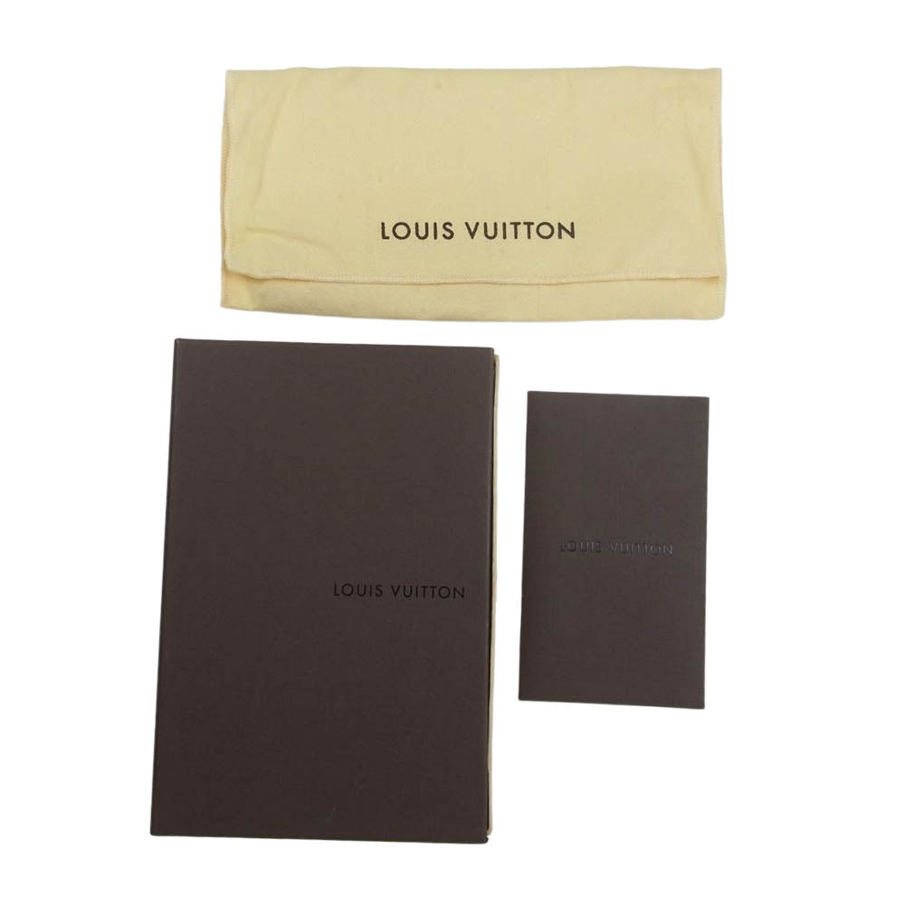 LOUIS VUITTON ルイ・ヴィトン N62665 ポルトフォイユブラザ ダミエ グラフィット ウォレット 長財布 ブラック系【中古】