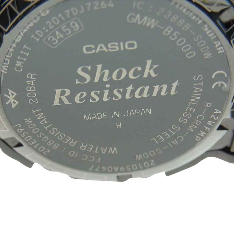 CASIO G-SHOCK カシオ ジーショック GMW-B5000CS-1JR TIME TUNNEL フルメタル スクエア グリッドトンネル  ブラック系【極上美品】【中古】