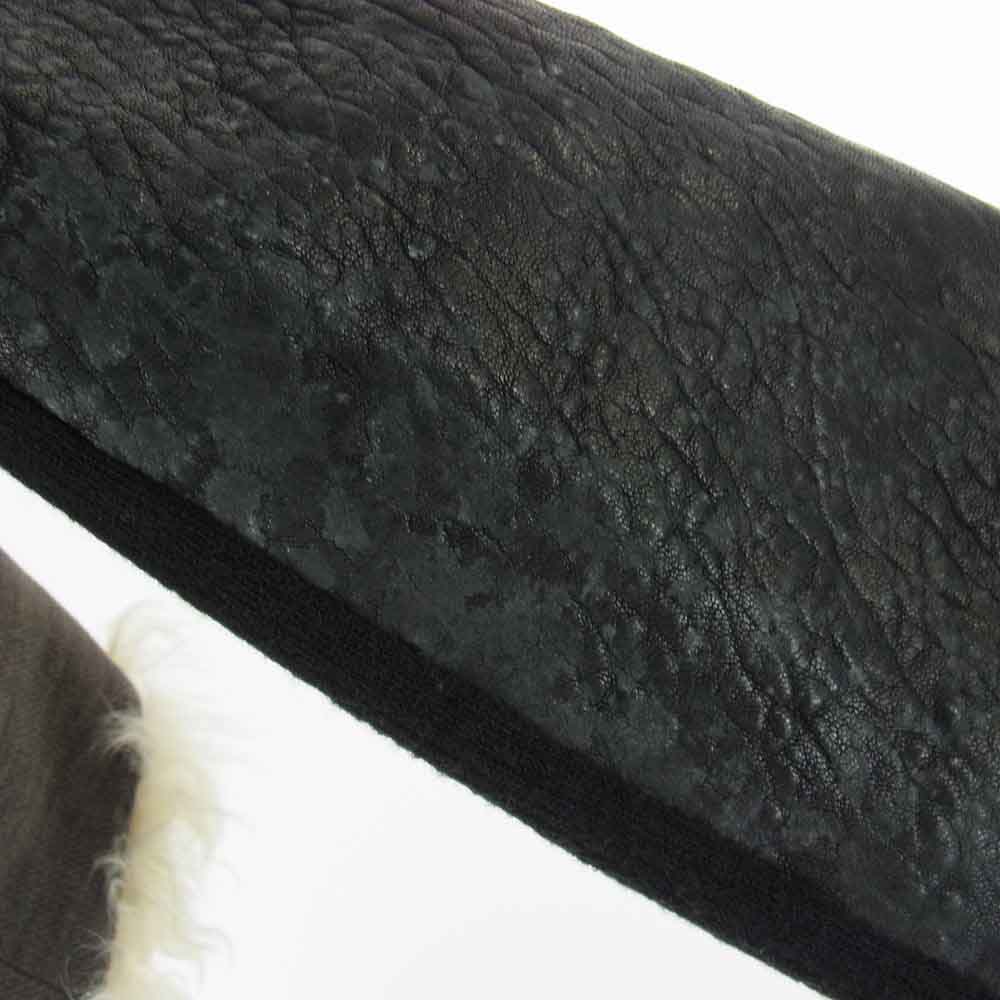 HELMUT LANG ヘルムートラング 16-0304232 国内正規品 タグ 袖レザー切替 ライダースジャケット カーキ系 M【中古】
