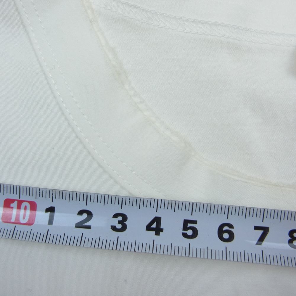 JIL SANDER ジルサンダー 19SS JSUO705060 MO247608A ロゴプリント オーバーサイズ クルーネック 半袖 Tシャツ ホワイト系 L【中古】
