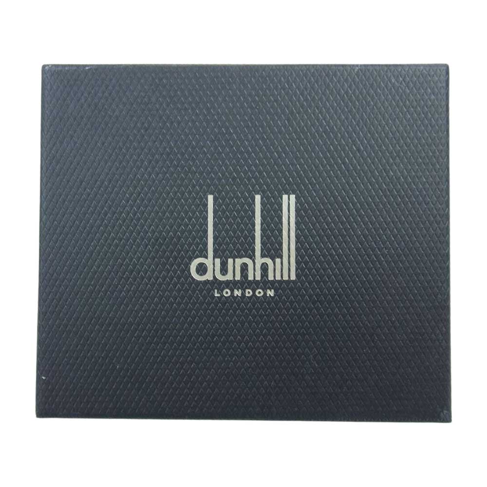 Dunhill ダンヒル JZC0768K カドガン レザー ブレスレット ネイビー系【極上美品】【中古】