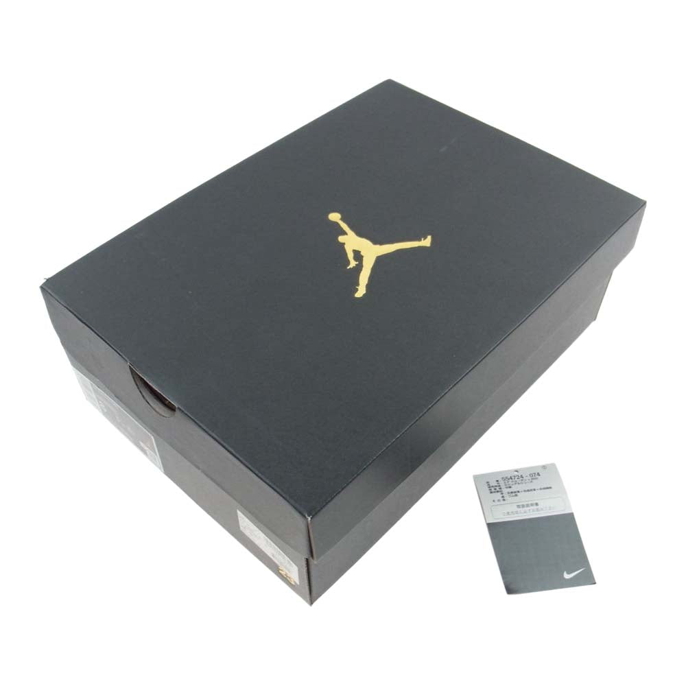 NIKE AIR JORDAN ナイキ ジョーダン 554724-074 MID ミッド ミドルカット スニーカー ブレッド ブラック系 レッド系 26.0cm【中古】