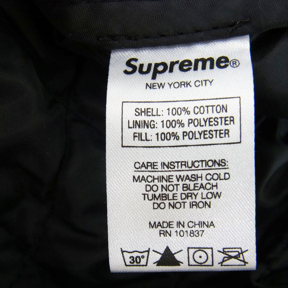 Supreme シュプリーム 19AW Quilted Paisley Jacket キルテッド ペイズリー ジャケット ブラック系 L【中古】