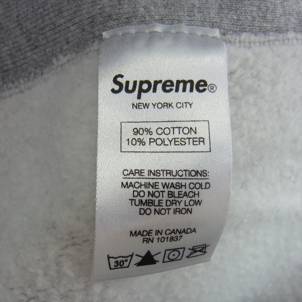 Supreme シュプリーム 16AW 3M Reflective Small Box Logo Hooded リフレクティブ スモール ボックスロゴ フーデッド プルオーバー パーカー スウェット グレー系 M【中古】
