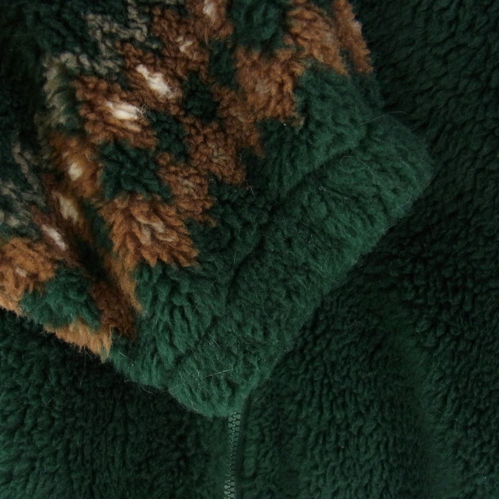 Supreme シュプリーム 20SS Drama Mask Fleece Jacket Green ドラマ マスク 2フェイス フリース ジャケット グリーン系【中古】