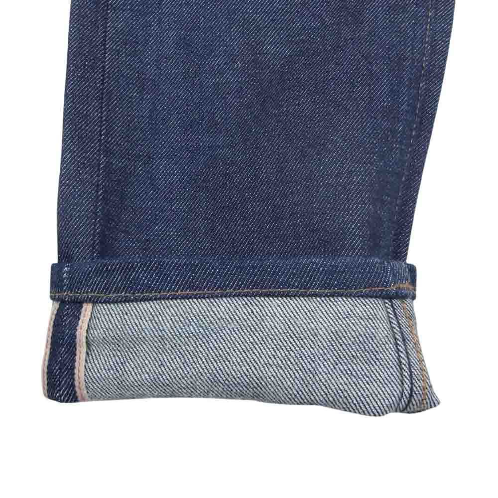 A.P.C. アーペーセー ニュースタンダード 赤耳 セルビッジ リジット ボタンフライ デニム パンツ インディゴブルー系 27【美品】【中古】