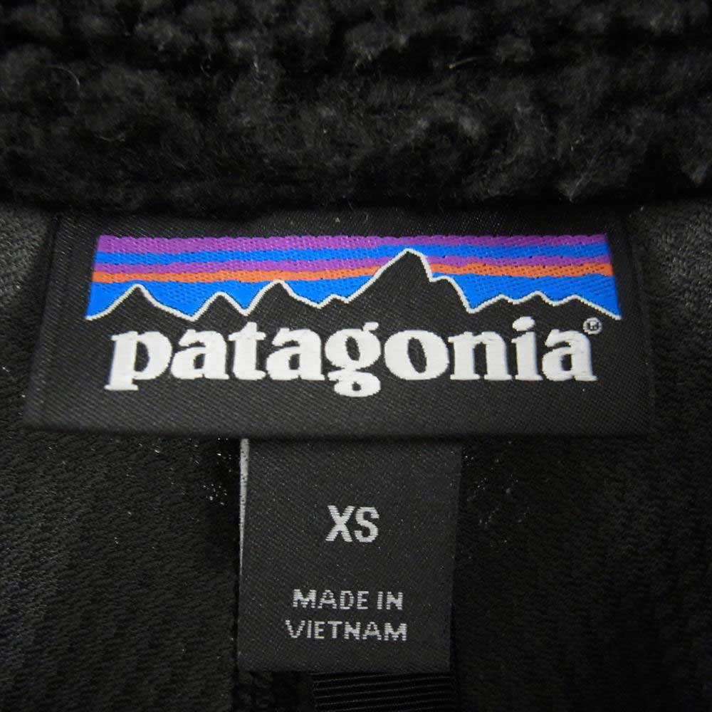patagonia パタゴニア 23056FA20 Classic Retro-X Jacket クラシック レトロX ボア フリース ジャケット ブラック系 XS【中古】