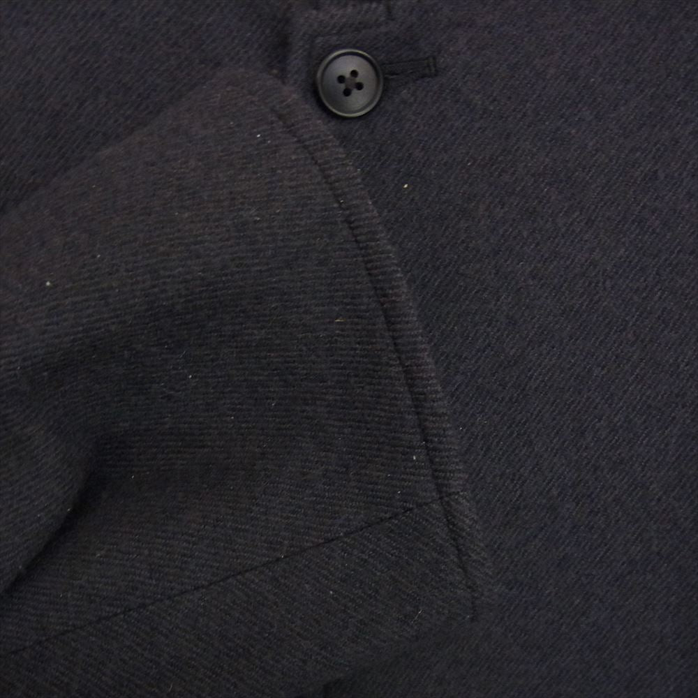 キャプテン サンシャイン KS8FJK11 Butcher JK S140 ウールビエラ シャツ ジャケット ネイビー系 38【中古】