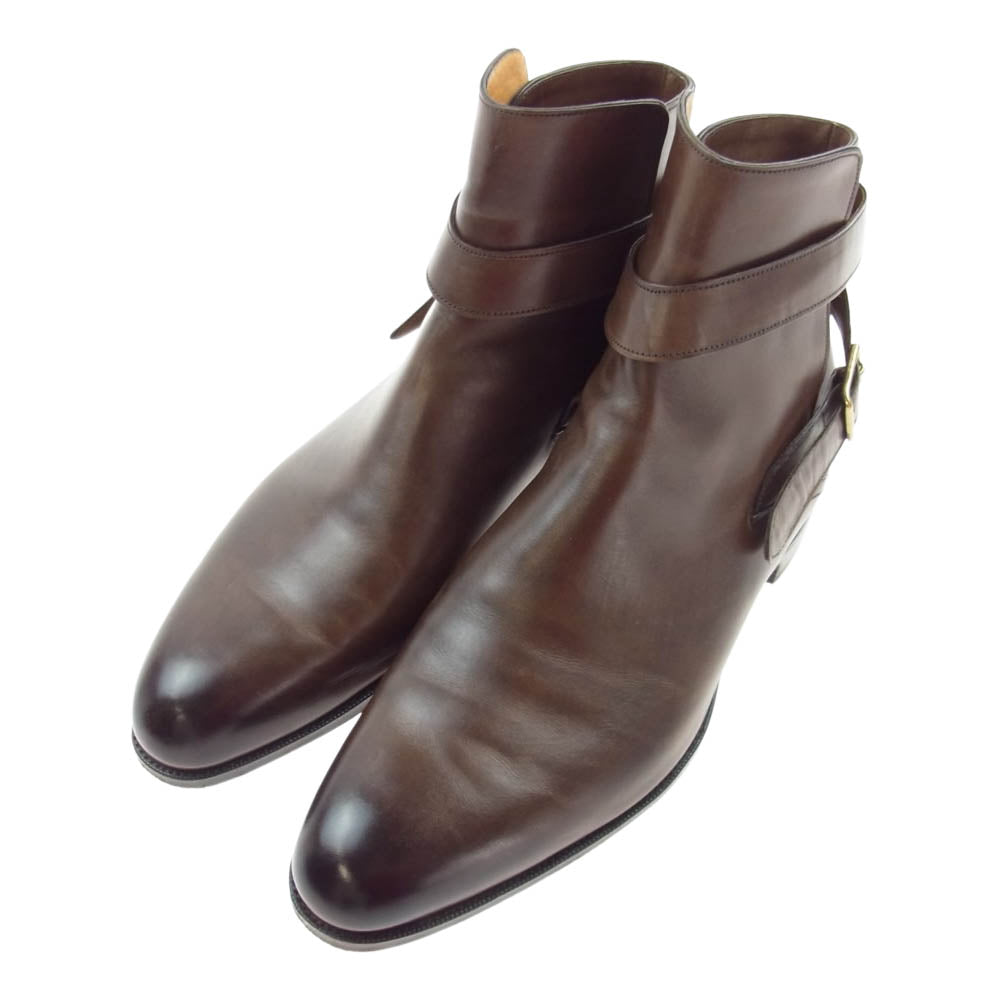 アルフレッド・ダンヒル ALFRED DUNHILL ブーツ レザー ジョッパー ブーツ ブラウン系【中古】 アルフレッド・ダンヒル レザー ジョッパー ブーツ ブラウン系【中古