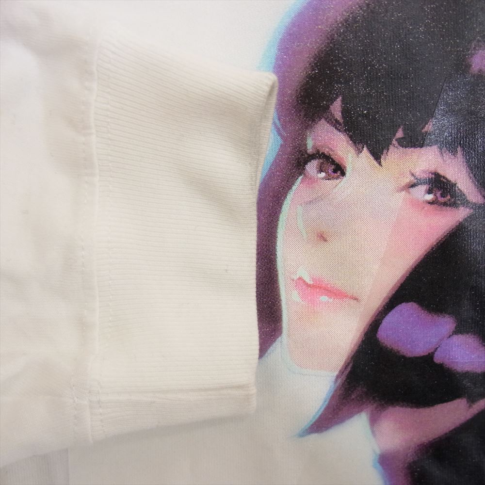 WIND AND SEA ウィンダンシー WDS-GITS-11 GHOST IN THE SHELL 攻殻機動隊 クルーネック 長袖 Tシャツ ホワイト系 XL【中古】