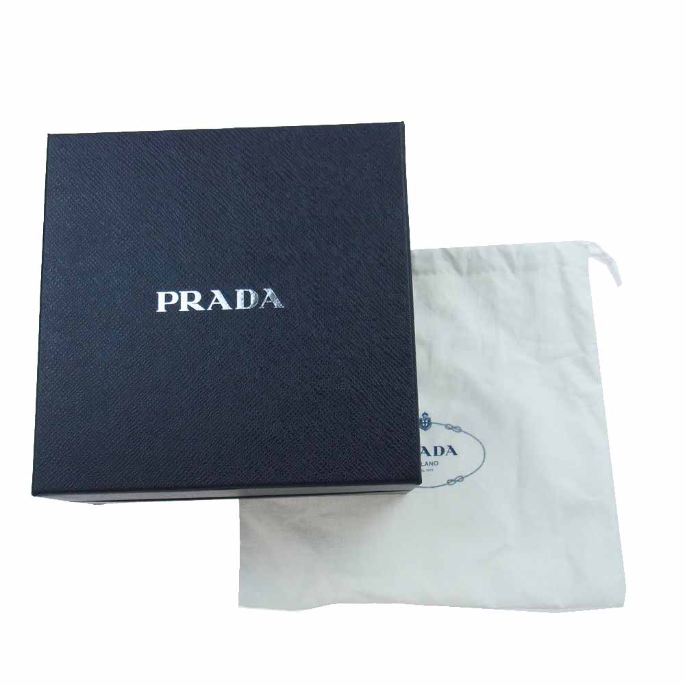 PRADA プラダ Re-Nylon トライアングルロゴプレート ナイロン カチューシャ ヘッドバンド ホワイト ホワイト系【中古】