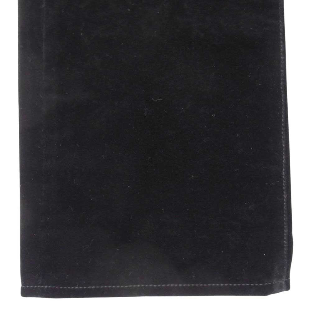 CELINE セリーヌ 20AW 2N344075K セリーヌジャパンタグ Dylan ディラン ベルベット フレアパンツ ブラック系 31【中古】