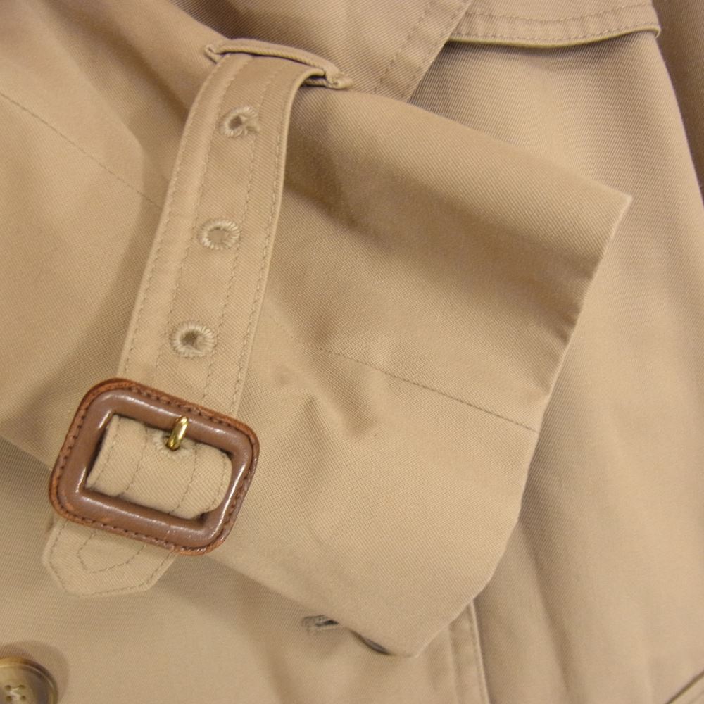 Aquascutum アクアスキュータム 70s~80s ヴィンテージ 030879 裏地チェック トレンチコート ベージュ系 サイズ表記無【中古】