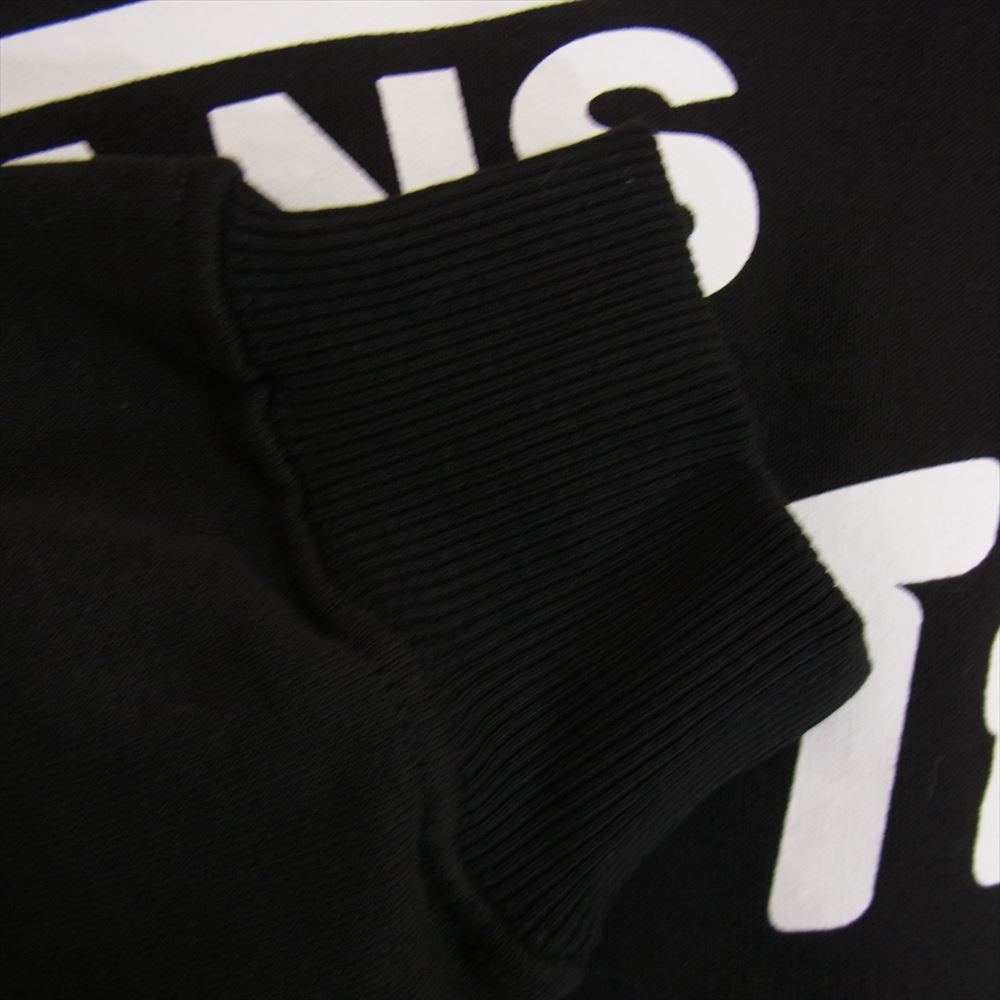 CALEE キャリー 22AW CL-003VANS 122C1040399 VANS Drop shoulder crew neck sweat バンズ ドロップショルダー クルーネック スウェット トレーナー ブラック系 XL【新古品】【未使用】【中古】