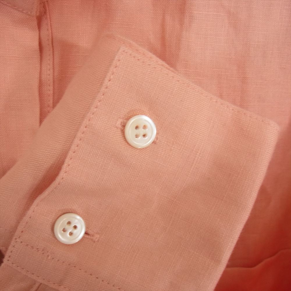 ウィムガゼット WGZ1021409A0007 リネン シャツ ワンピース オレンジ系 36【中古】