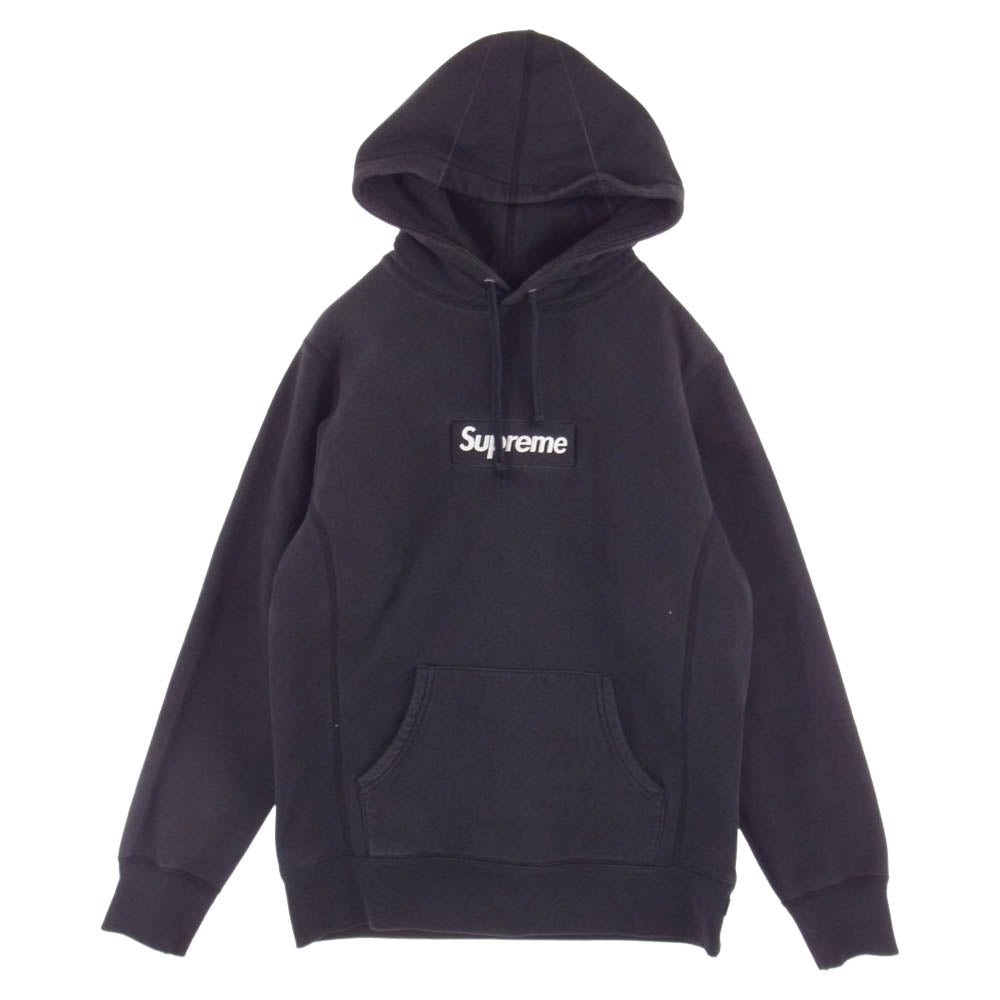 Supreme シュプリーム 16AW Box Logo Hooded Sweat shirt ボックスロゴ パーカー フーディ ブラック系 M【中古】