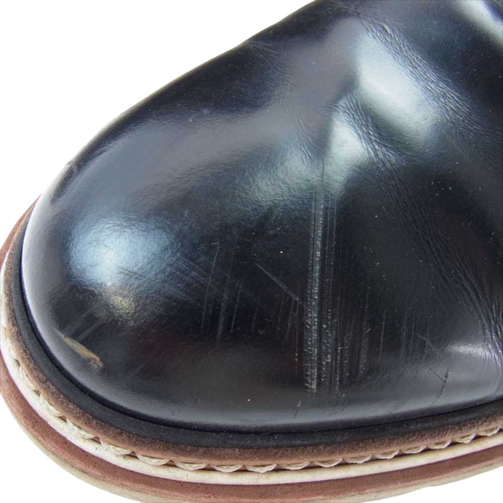 JIMMY CHOO ジミーチュウ プレーントゥ ドレス シューズ ブラック系 41【中古】