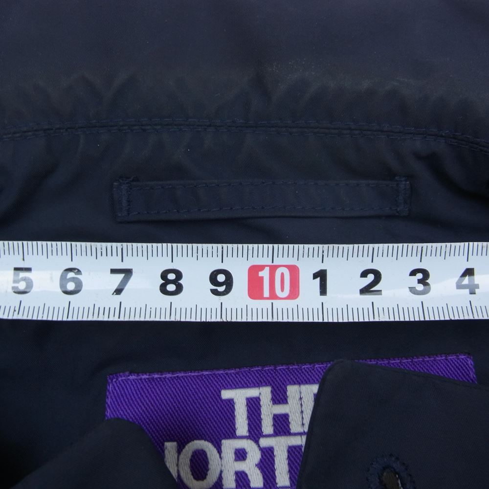 THE NORTH FACE ノースフェイス NY2893N PURPLE LABELパープルレーベル THERMOLITE 中綿 ステンカラー コート ネイビー系 L【中古】