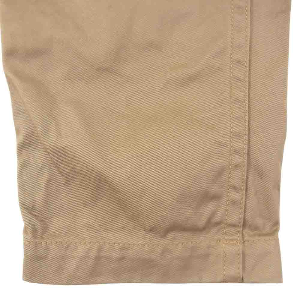 FOB FACTORY エフオービーファクトリー F0444 FUSION TROUSERS ナロー フュージョントラウザー チノパン テーパードパンツ ベージュ ベージュ系 L【中古】