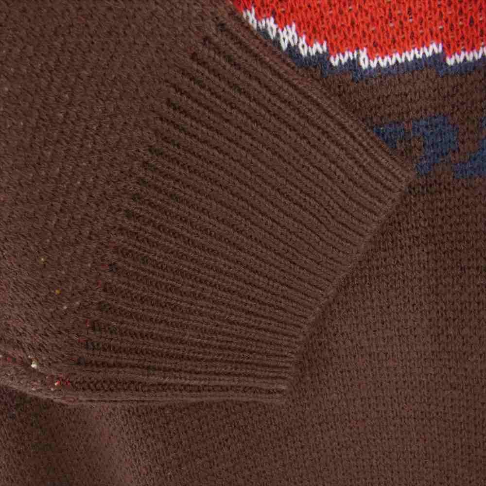 Supreme シュプリーム 22AW × Dickies Sweater ディッキーズ フロントロゴ クルーネック ニットセーター ブラウン系 L【新古品】【未使用】【中古】