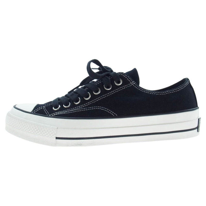 Converse Addict Ox ブラック キャンバス ローカットUS75-26cm - 靴