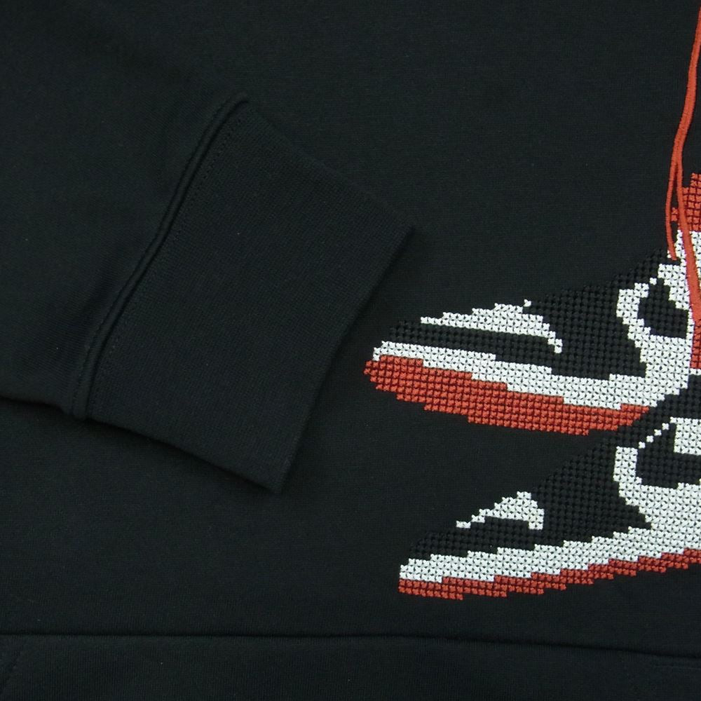 NIKE ナイキ JORDAN BRAND AS M J JUMPMAN HOLIDAY ジョーダン 刺繍 クロスステッチ パーカー 中国製 ブラック系 XL【中古】