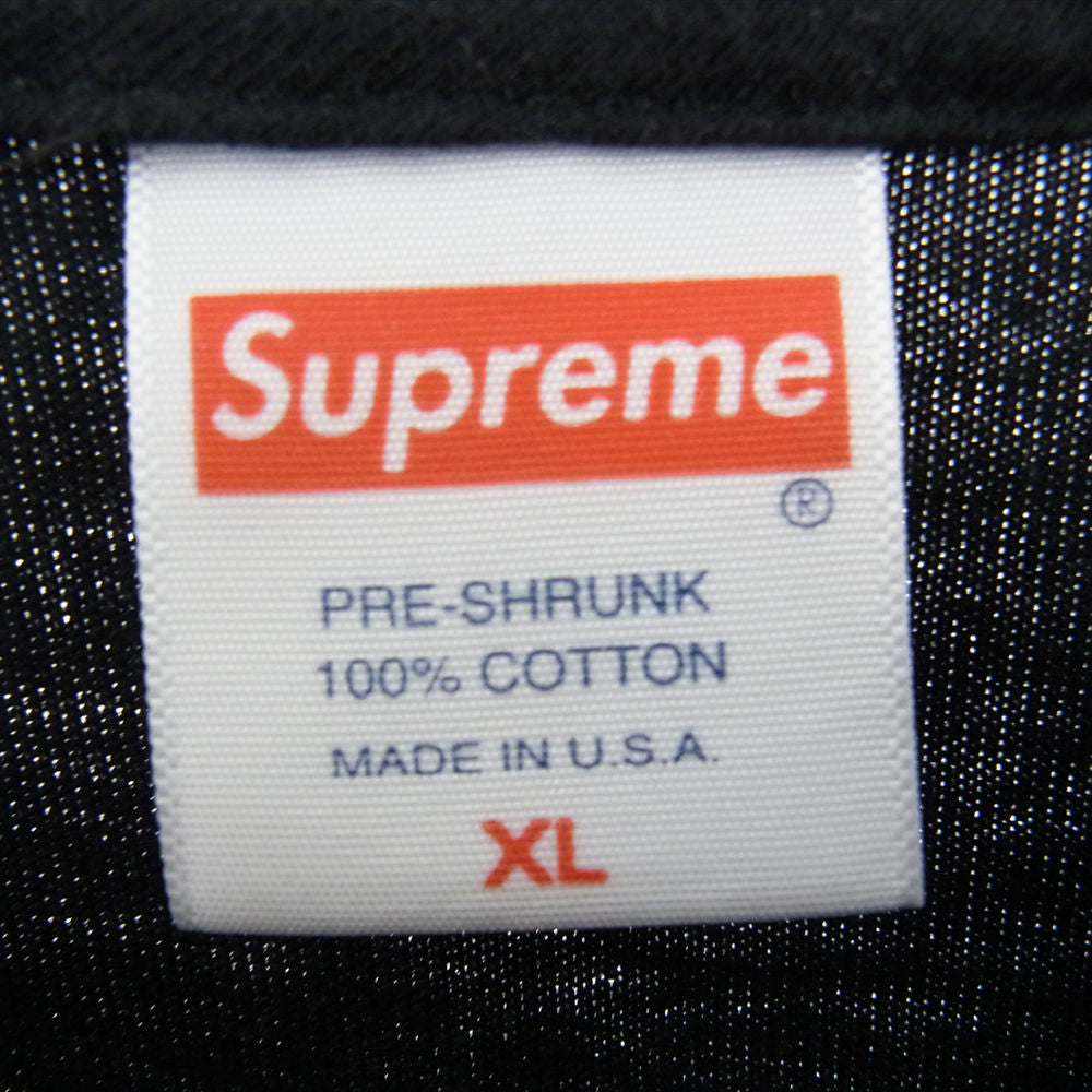 Supreme シュプリーム 21ss Anna Nicole Smith Tee アンナ ニコル スミス フォト プリント Tシャツ ブラック系 XL【中古】