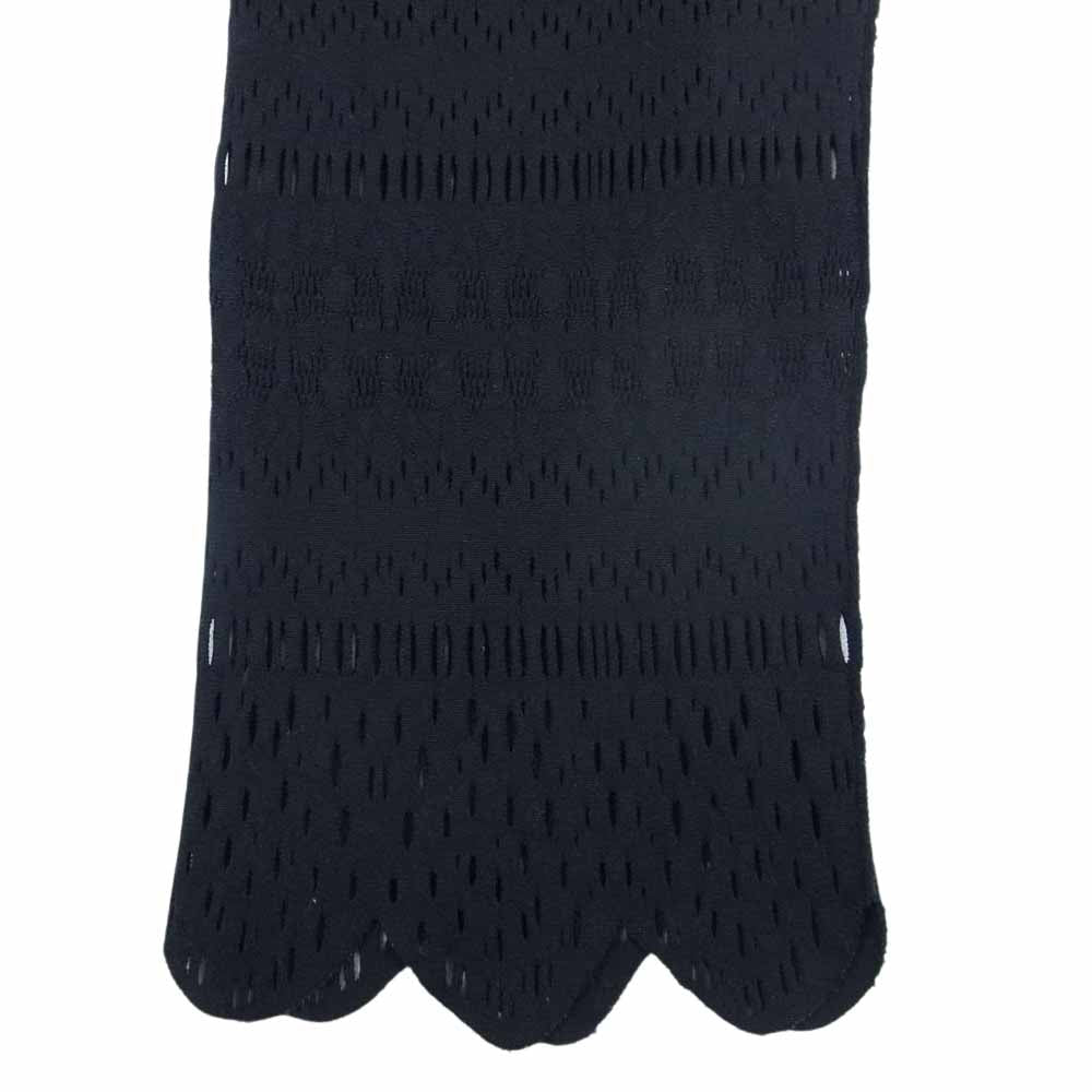 PLEATS PLEASE プリーツプリーズ イッセイミヤケ PP12LF944 メッシュ ニットレギンス ブラック系 3【中古】