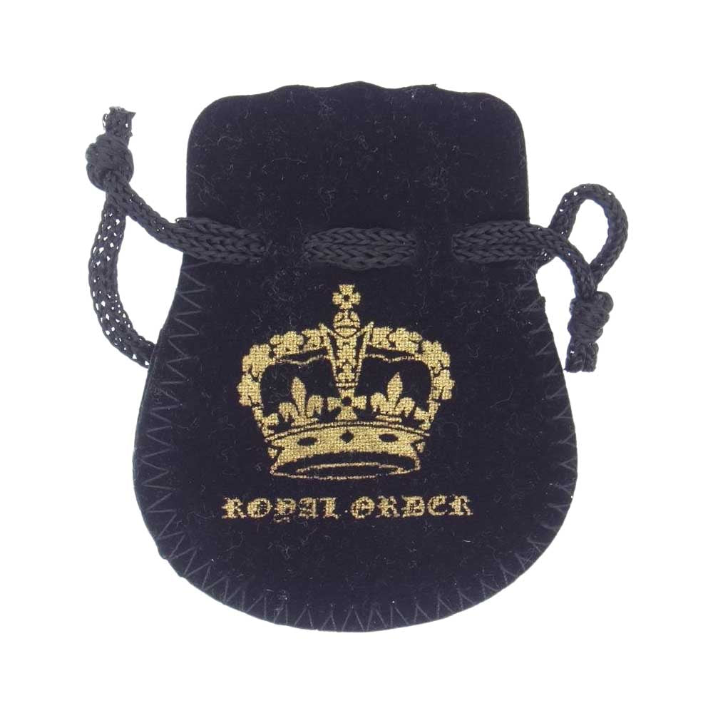 ROYAL ORDER ロイヤルオーダー トリプル クロス シルバー リング シルバー系 14号【中古】
