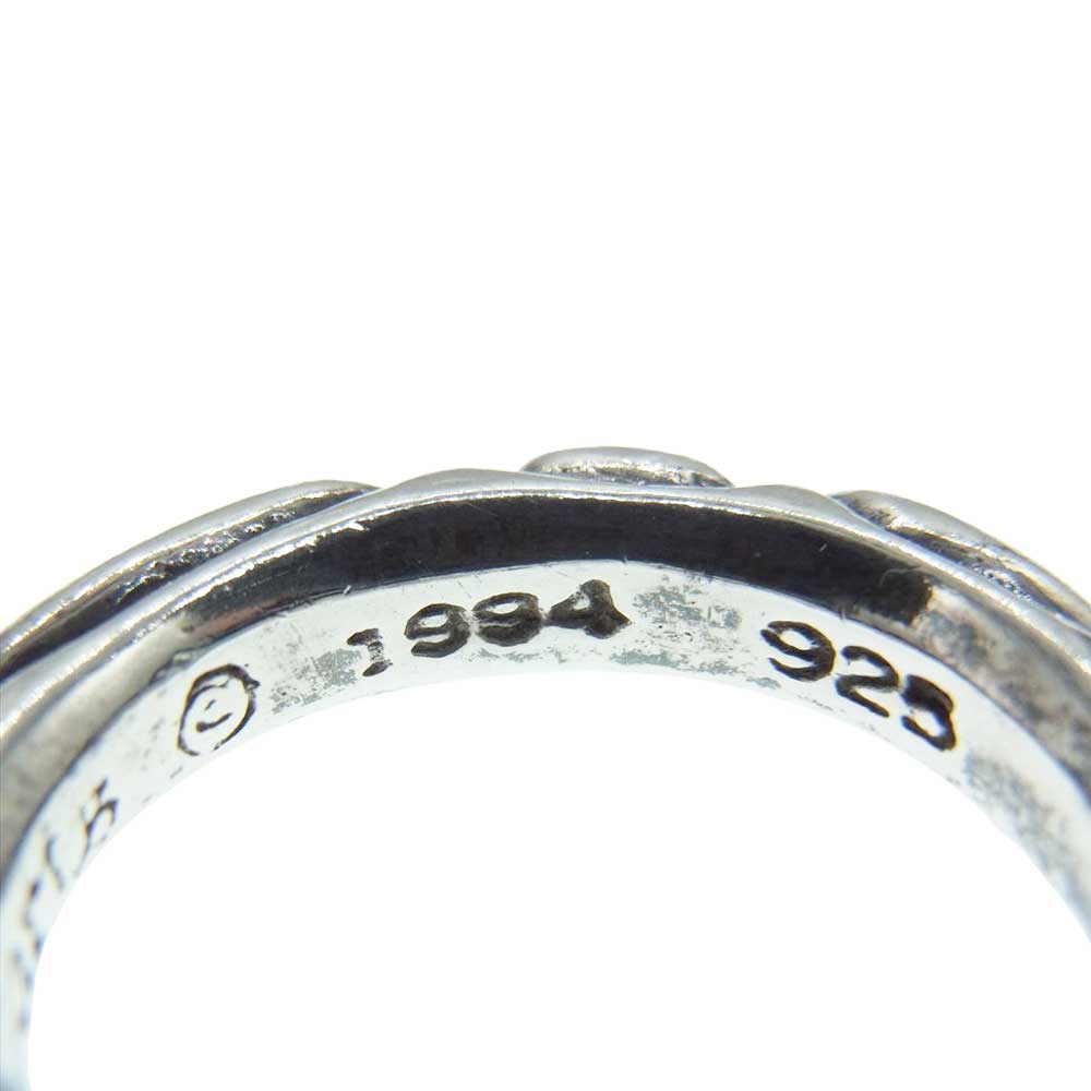 CHROME HEARTS クロムハーツ(原本無) SCRL BAND スクロールバンド リング 16号 シルバー系 16号【中古】