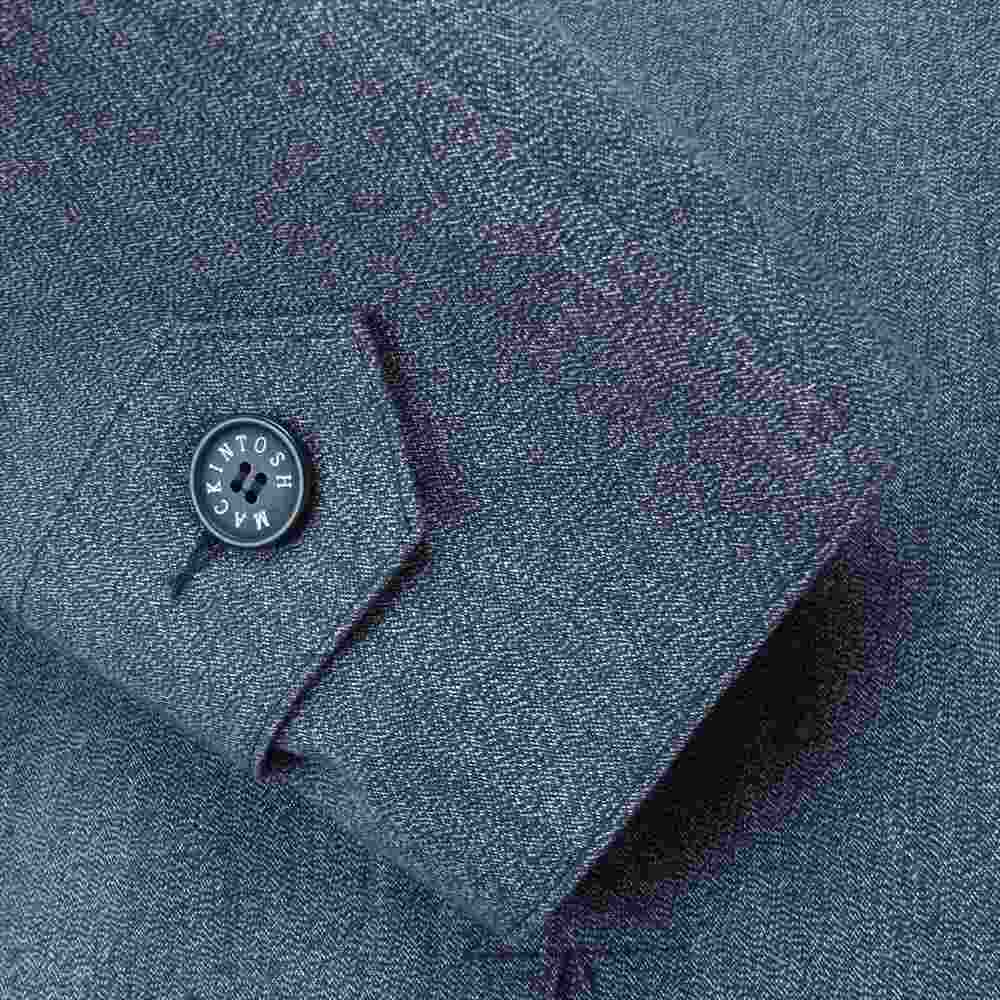 Mackintosh マッキントッシュ × HYKE ハイク MXH-017G 英国製 ゴム引き ライナー付き ステンカラー コート グレー系 2【美品】【中古】