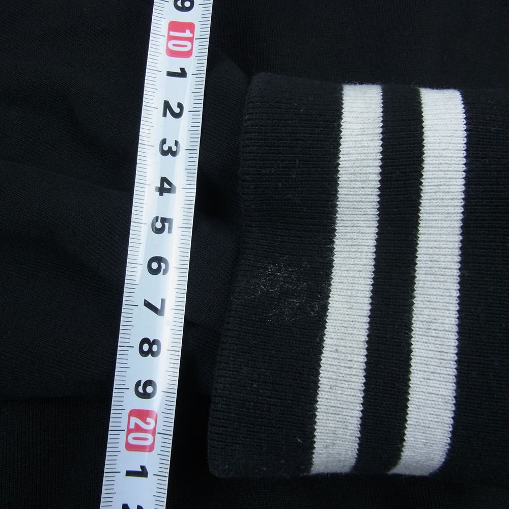MONCLER モンクレール 22AW H20918G00048 809KR ZIP UP CARDIGAN ジップアップカーディガン ロゴワッペン パーカー ブラック系 XL【中古】