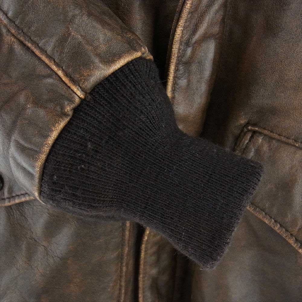 schott ショット G-1 TYPE レザー フライト ジャケット ブラウン系 36【中古】