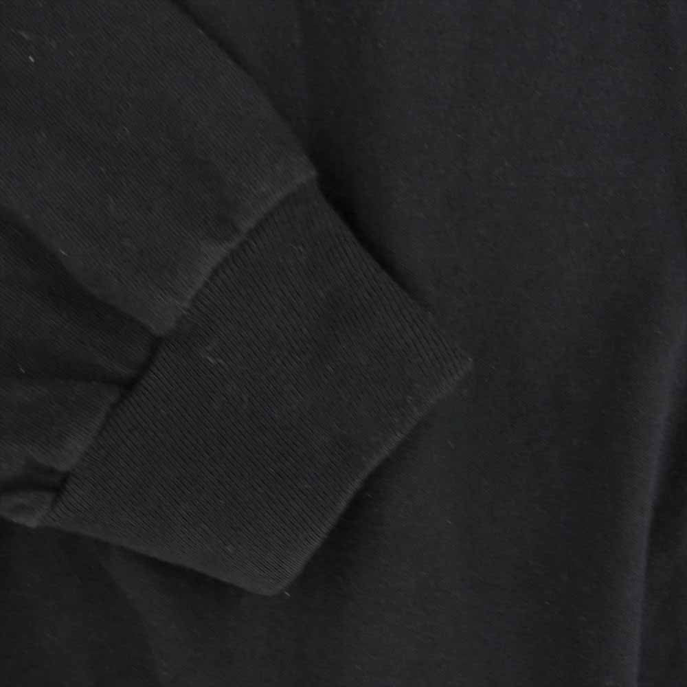 GABOR ガボール GABORATORY ロゴ SV925 プレート付 ロングスリーブ カットソー 長袖 ロン TEE ブラック系【中古】