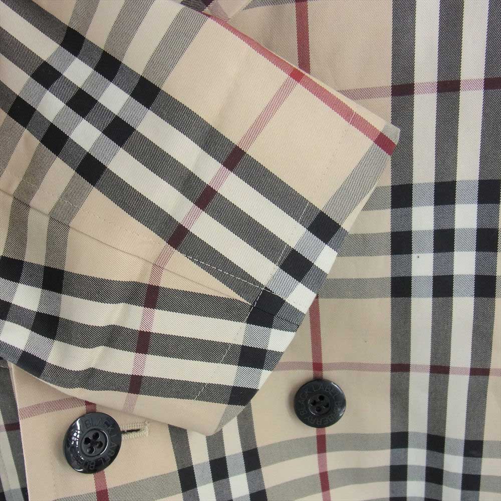 BURBERRY BLACK LABEL バーバリーブラックレーベル BMP66-902-42 ノバチェック コート ベージュ系 M【中古】