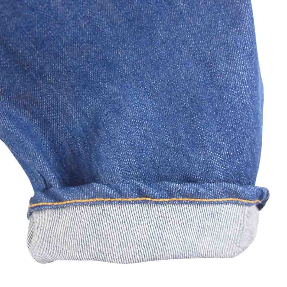 JUNYA WATANABE COMME des GARCONS MAN ジュンヤワタナベコムデギャルソンマン AD2020 WF-P207 LEVIS 綿デニム×ウールツイードチェック Wネーム デニムパンツ インディゴブルー系 M【中古】