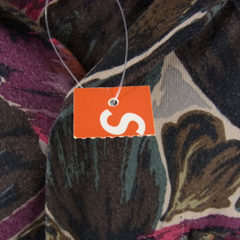 Supreme シュプリーム 17AW Painted Floral Rayon Shirt プリンテッド フローラルレーヨン 長袖 シャツ マルチカラー系 M【中古】