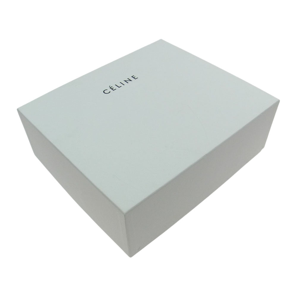 CELINE セリーヌ BANBAN バンバン メタルヒール ドローコード レザー ヒール ショートブーツ ブラック系 35【中古】
