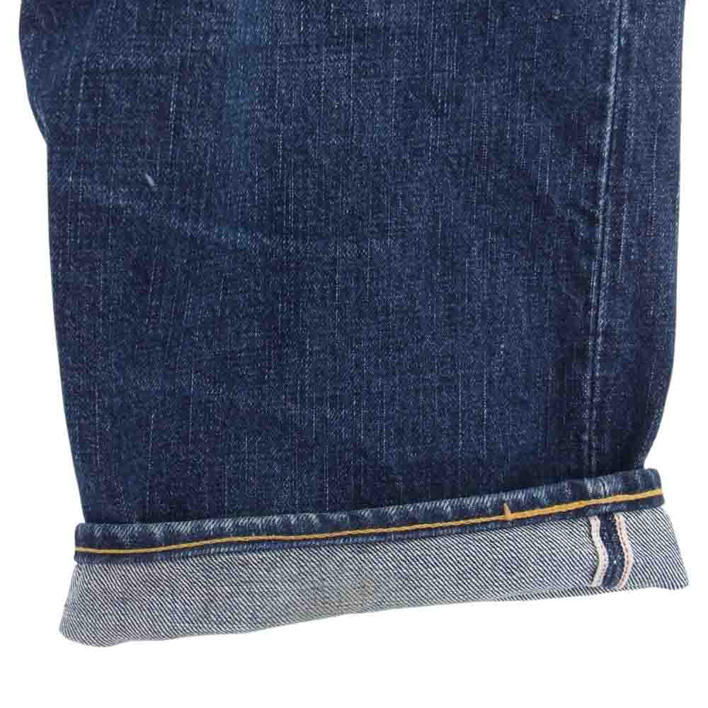 EVISU エヴィス 2001 No2 赤耳 オールド カット フィット デニム パンツ インディゴブルー系【中古】