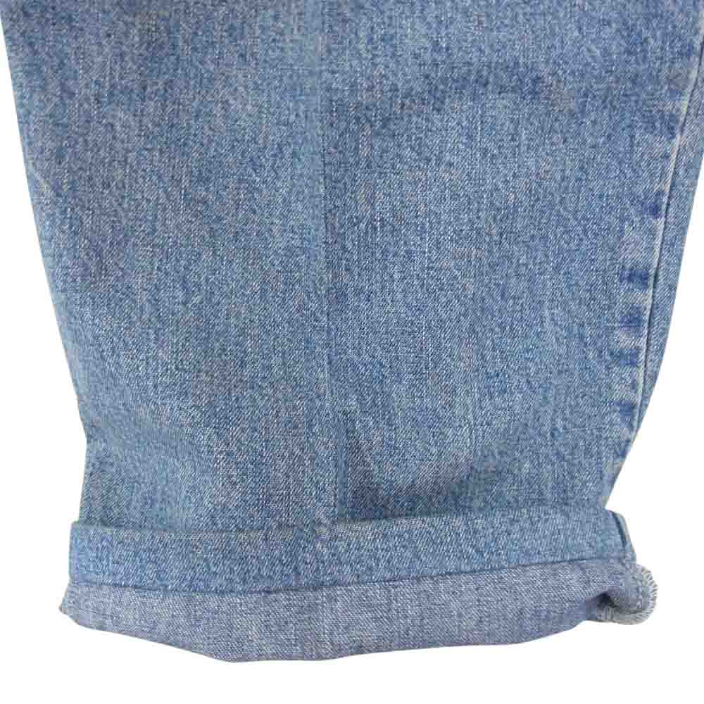カルバンクライン USA製 90s ヴィンテージ CK Calvin Klein ワイド デニム パンツ インディゴブルー系 31【中古】