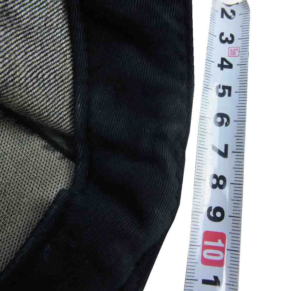 TENDERLOIN テンダーロイン 19AW DENIM CAP デニム ロゴ ワッペン キャップ 帽子 ブラック ブラック系 F【中古】