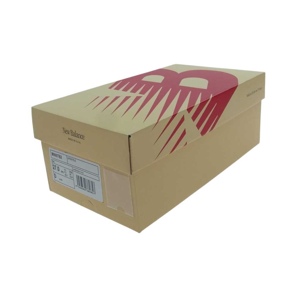 NEW BALANCE ニューバランス USA製 M990TB2 ブルー系 27cm【中古】