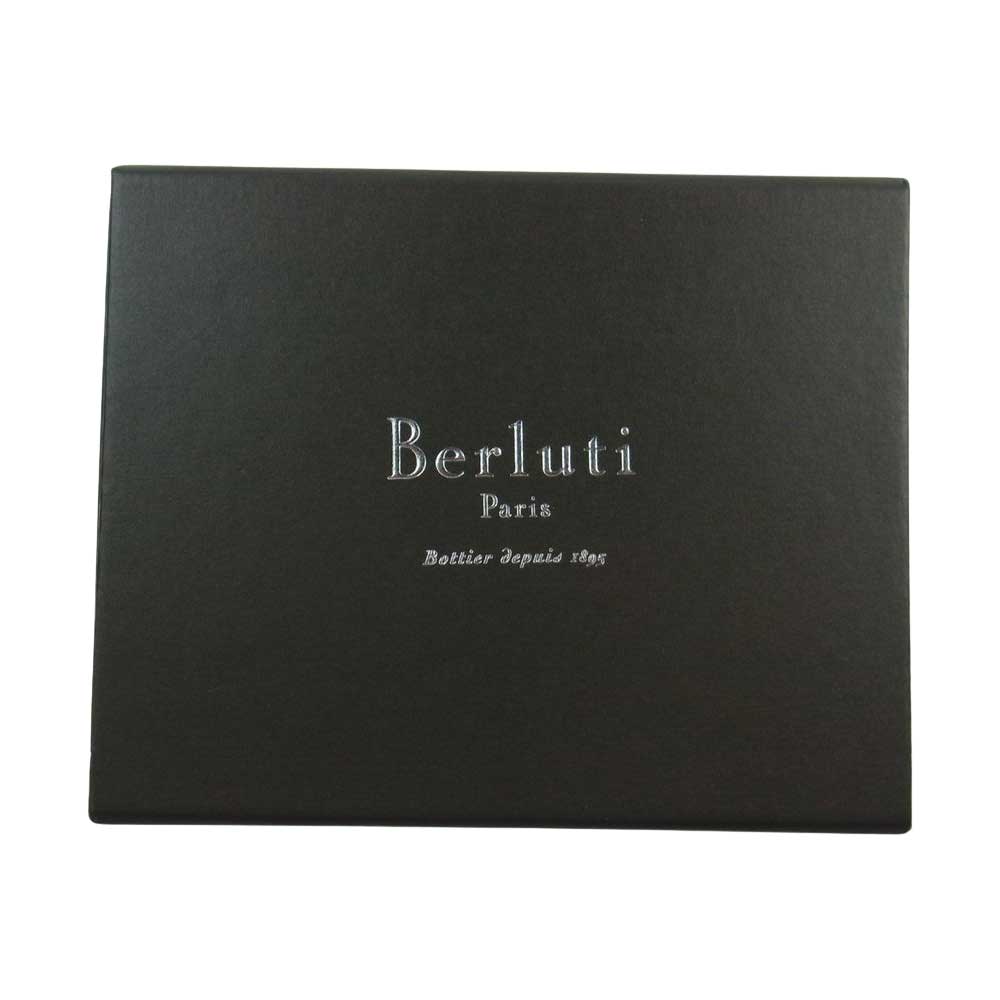 Berluti ベルルッティ ワパ カリグラフィー レザー コインケース モスグリーン系【中古】