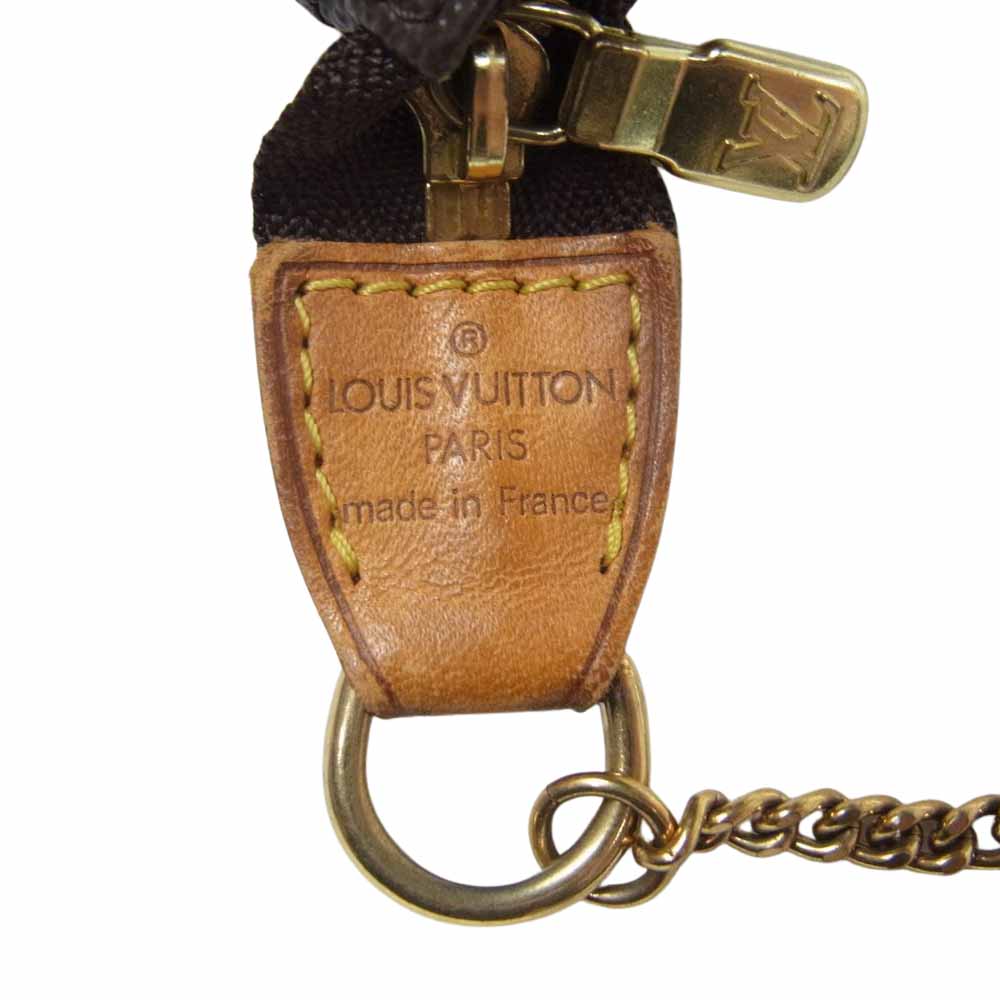 LOUIS VUITTON ルイ・ヴィトン M58009 モノグラム ミニ ポシェット アクセソワール ブラウン系【中古】