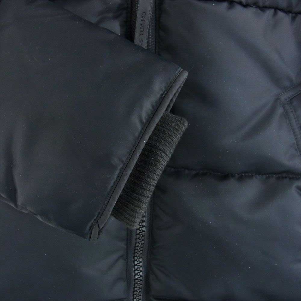 CANADA GOOSE カナダグース 3035WB1 国内正規品 カナダグースジャパン Mystique Parka Performance Satin Black Label ミスティーク パーカ リサイクルパフォーマンス サテン コート ブラック系 M【中古】