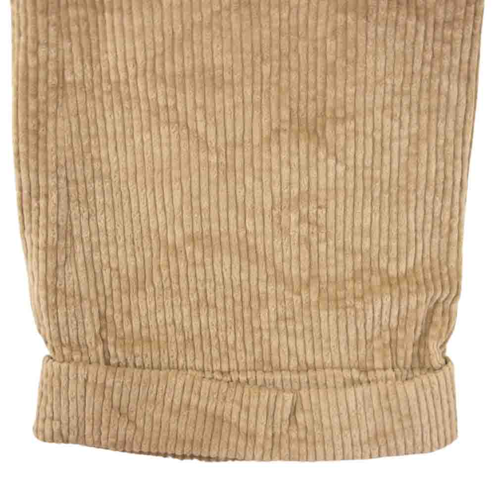 MAISON MARGIELA メゾンマルジェラ 10ライン 18AW S50KA0412 S48967 Beige Corduroy Trousers コーデュロイ トラウザー ワイド パンツ ベージュ系 48【中古】