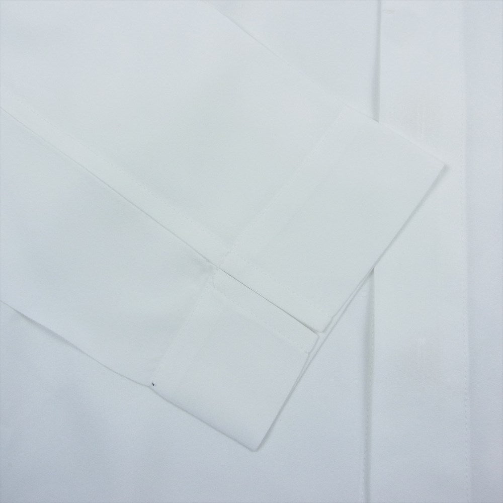 HOMME PLISSE ISSEY MIYAKE オム プリッセ イッセイミヤケ 20SS HP55FJ001 BOW-TIE PRESS SHIRT ボウタイ プレス 長袖 比翼 ドレス シャツ ホワイト系 4【美品】【中古】