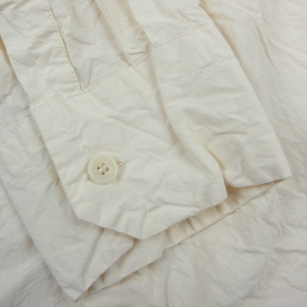 ケイシ―ケイシー 16HC177 BIG RACCOURCIE SHIRT 洗い加工 ビッグ ラクルシー オーバーサイズ 長袖 シャツ オフホワイト系 L【中古】